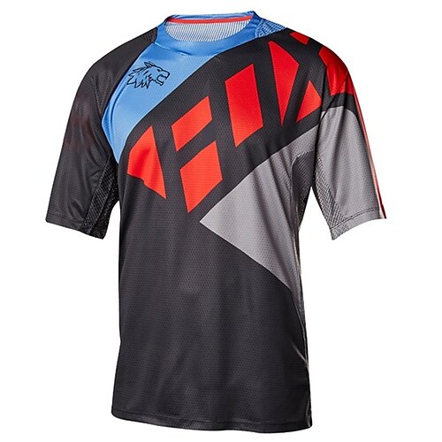 21Grams Men's Downhill Jersey Short Sleeve Red Bike Breathable Quick Dry Polyester Spandex Sports Geometric Clothing Apparel / Stretchy
21Grams Men's Downhill Jersey Short Sleeve Red Bike Breathable Quick Dry Polyester Spandex Sports Geometric Clothing Apparel / Stretchy