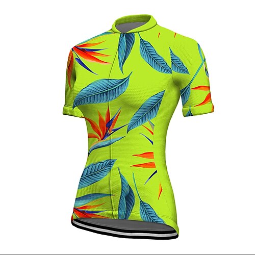 21Grams Women's Cycling Jersey Short Sleeve Bike Jacket Tracksuit Jersey with 3 Rear Pockets Mountain Bike MTB Road Bike Cycling Cycling Breathable Quick Dry Reflective Strips Green Graphic Animal
21Grams Women's Cycling Jersey Short Sleeve Bike Jacket Tracksuit Jersey with 3 Rear Pockets Mountain Bike MTB Road Bike Cycling Cycling Breathable Quick Dry Reflective Strips Green Graphic Animal