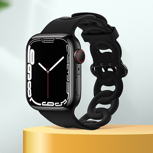 1pc Smart Watch Band Compatible with Apple iWatch 38/40/41mm 42/44/45mm Silicone Waterproof Adjustable Elastic Sport Band for iWatch Smartwatch Strap Wristband for Series 7 / SE / 6/5/4/3/2/1
1pc Smart Watch Band Compatible with Apple iWatch 38/40/41mm 42/44/45mm Silicone Waterproof Adjustable Elastic Sport Band for iWatch Smartwatch Strap Wristband for Series 7 / SE / 6/5/4/3/2/1