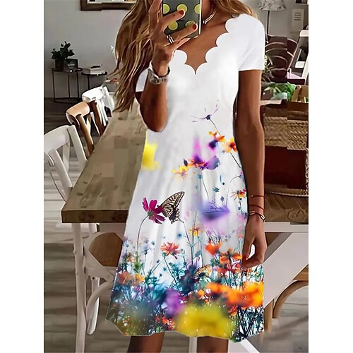 Mulheres Vestido casual Vestido de turno Branco Manga Curta Animal Imprimir Primavera Verão Decote V 2022 S M L XL XXL 3XL
Mulheres Vestido casual Vestido de turno Branco Manga Curta Animal Imprimir Primavera Verão Decote V 2022 S M L XL XXL 3XL