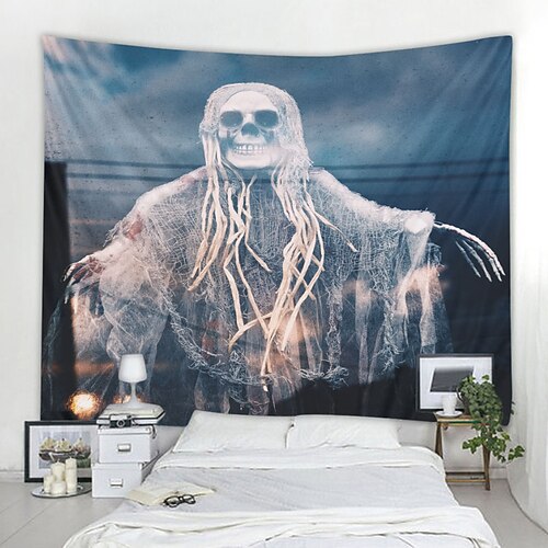 Halloween Tapestry Decoration Art Blanket Curtain Hanging Home Bedroom Living Room Decoration Horror Zombie Skeleton
Halloween Tapestry Decoration Art Blanket Curtain Hanging Home Bedroom Living Room Decoration Horror Zombie Skeleton
