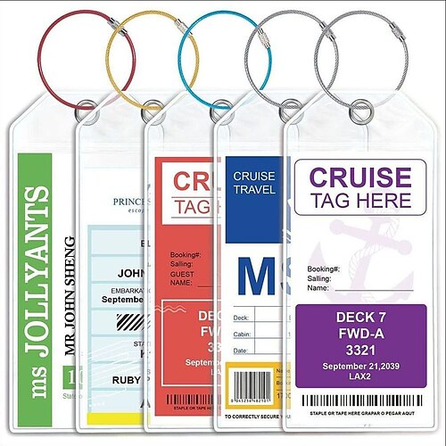 10pcs Spot Luggage Tag Bracket Vertical Transparent Seal Waterproof Document Card Sleeve Badge Work Card Pvc
10pcs Spot Luggage Tag Bracket Vertical Transparent Seal Waterproof Document Card Sleeve Badge Work Card Pvc