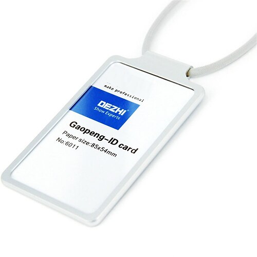 ID Card Holder Metal Name Card Holder Waterproof Professional Multi for Women Men
ID Card Holder Metal Name Card Holder Waterproof Professional Multi for Women Men