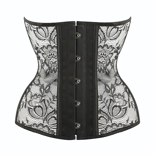 Corset Women's Corsets Breathable Comfortable Underbust Corset Retro Tummy Control Embroidery Pure Color Hook Eye Lace Up Polyester Party Evening Club Fall Winter Spring Black
Corset Women's Corsets Breathable Comfortable Underbust Corset Retro Tummy Control Embroidery Pure Color Hook Eye Lace Up Polyester Party Evening Club Fall Winter Spring Black
