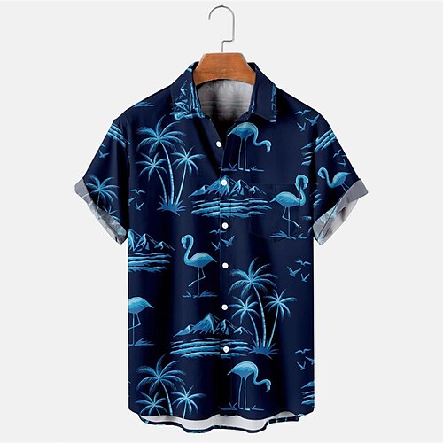 Men's Shirt Graphic Shirt Tree Turndown Royal Blue Print Street Daily Short Sleeve Button-Down Print Clothing Apparel Fashion Designer Casual Breathable
Men's Shirt Graphic Shirt Tree Turndown Royal Blue Print Street Daily Short Sleeve Button-Down Print Clothing Apparel Fashion Designer Casual Breathable