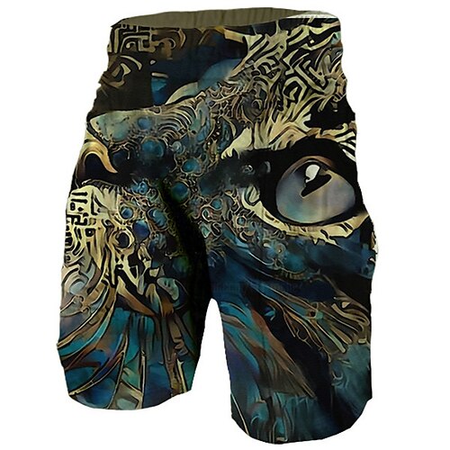 Men's Active Sweat Shorts Elastic Waist 3D Print Graphic Breathable Soft Short Casual Daily Holiday Streetwear Designer Blue Micro-elastic
Men's Active Sweat Shorts Elastic Waist 3D Print Graphic Breathable Soft Short Casual Daily Holiday Streetwear Designer Blue Micro-elastic