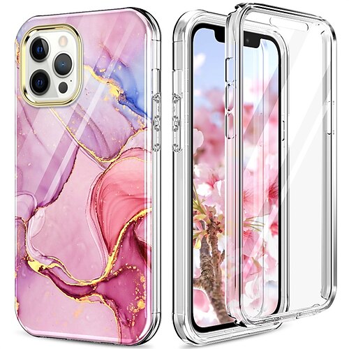 Phone Case For Apple Full Body Case iPhone 13 Pro Max 12 11 SE 2022 X XR XS Max 8 7 Bumper Frame and Screen Protector Full Body Protective Marble PET TPU PC
Phone Case For Apple Full Body Case iPhone 13 Pro Max 12 11 SE 2022 X XR XS Max 8 7 Bumper Frame and Screen Protector Full Body Protective Marble PET TPU PC