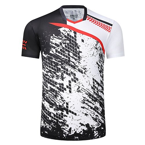 Per uomo Maglia da tennis Maglia Atletica Traspirante Traspirazione umidità Leggero Manica corta Maglietta Standard A V Con stampe Estate Allenamento in palestra Tennis Badminton
Per uomo Maglia da tennis Maglia Atletica Traspirante Traspirazione umidità Leggero Manica corta Maglietta Standard A V Con stampe Estate Allenamento in palestra Tennis Badminton