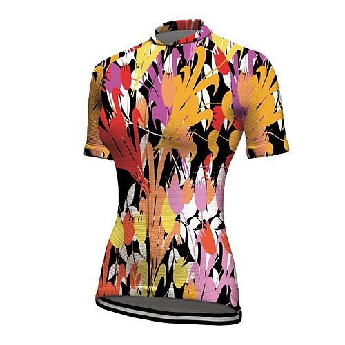 21Grams Women's Cycling Jersey Short Sleeve Bike Jacket Tracksuit Jersey with 3 Rear Pockets Mountain Bike MTB Road Bike Cycling Cycling Breathable Quick Dry Reflective Strips Yellow Graphic Animal
21Grams Women's Cycling Jersey Short Sleeve Bike Jacket Tracksuit Jersey with 3 Rear Pockets Mountain Bike MTB Road Bike Cycling Cycling Breathable Quick Dry Reflective Strips Yellow Graphic Animal