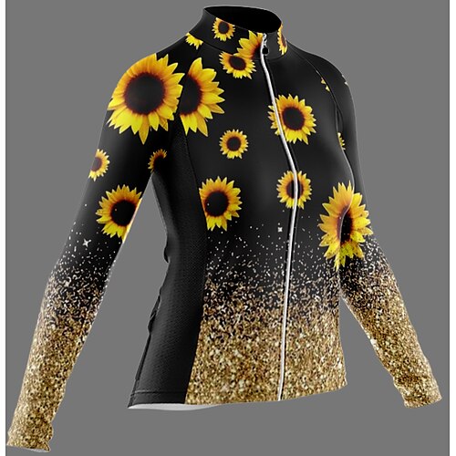 Women's Cycling Jersey Long Sleeve Bike Jersey with 3 Rear Pockets Mountain Bike MTB Road Bike Cycling Breathable Ultraviolet Resistant Quick Dry Black Polyester Sports Clothing Apparel / Stretchy
Women's Cycling Jersey Long Sleeve Bike Jersey with 3 Rear Pockets Mountain Bike MTB Road Bike Cycling Breathable Ultraviolet Resistant Quick Dry Black Polyester Sports Clothing Apparel / Stretchy