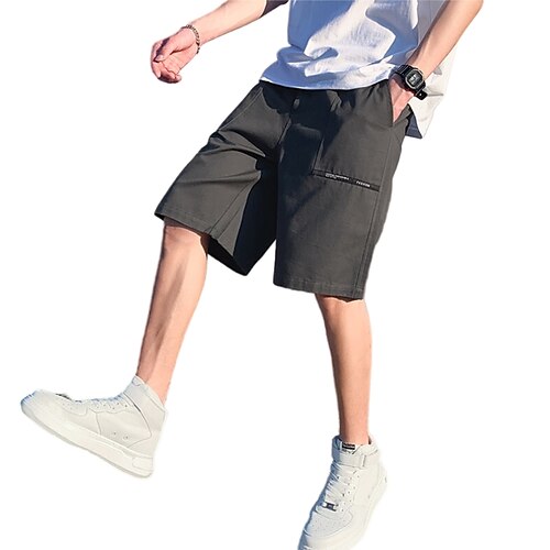 Men's Casual Casual / Sporty Chinos Shorts Patchwork Multiple Pockets Elastic Drawstring Design Knee Length Pants Leisure Sports Beach Micro-elastic Solid Colored Letter Comfort Breathable Mid Waist
Men's Casual Casual / Sporty Chinos Shorts Patchwork Multiple Pockets Elastic Drawstring Design Knee Length Pants Leisure Sports Beach Micro-elastic Solid Colored Letter Comfort Breathable Mid Waist