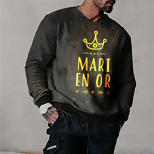Men's Unisex Sweatshirt Pullover Graphic Prints Letter Print Daily Sports Holiday 3D Print Designer Casual Hoodies Sweatshirts Black
Men's Unisex Sweatshirt Pullover Graphic Prints Letter Print Daily Sports Holiday 3D Print Designer Casual Hoodies Sweatshirts Black