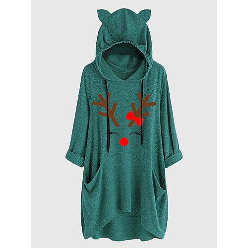 Inspired by Cat Ear Kigurumi Pajamas Nightwear Christmas Pajamas Christmas Hoodie For Adults' Hot Stamping Terylene
Inspired by Cat Ear Kigurumi Pajamas Nightwear Christmas Pajamas Christmas Hoodie For Adults' Hot Stamping Terylene