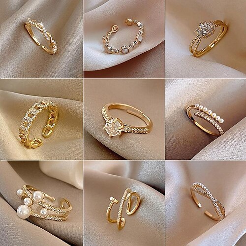 1PC Adjustable Ring For Women's Diamond Crystal Pearl Wedding Gift Daily Alloy
1PC Adjustable Ring For Women's Diamond Crystal Pearl Wedding Gift Daily Alloy