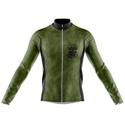 Men's Cycling Jersey Long Sleeve Bike Jersey with 3 Rear Pockets Mountain Bike MTB Road Bike Cycling Cycling Breathable Ultraviolet Resistant Quick Dry Dark Green Polyester Sports Clothing Apparel
Men's Cycling Jersey Long Sleeve Bike Jersey with 3 Rear Pockets Mountain Bike MTB Road Bike Cycling Cycling Breathable Ultraviolet Resistant Quick Dry Dark Green Polyester Sports Clothing Apparel