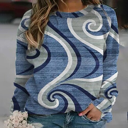 Women's Plus Size Tops Pullover Sweatshirt Floral Letter Print Long Sleeve Crewneck Streetwear Daily Vacation Polyester Fall Winter Green Blue
Women's Plus Size Tops Pullover Sweatshirt Floral Letter Print Long Sleeve Crewneck Streetwear Daily Vacation Polyester Fall Winter Green Blue