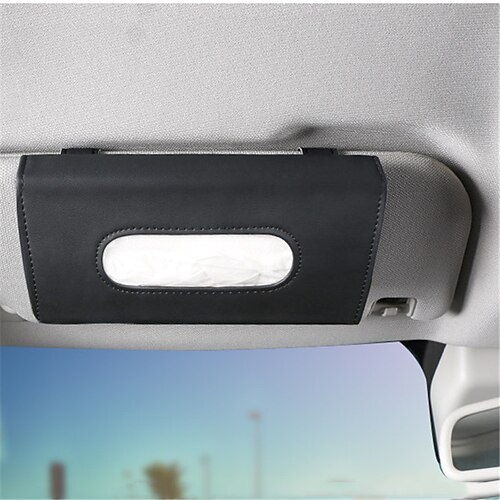 

Sun Visor Car Tissue Holder In the middle of the seat Vehicle Sunvisor Vehicle Center Console Leather For universal