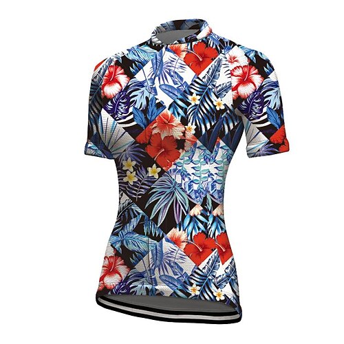 21Grams Women's Cycling Jersey Short Sleeve Bike Jacket Tracksuit Jersey with 3 Rear Pockets Mountain Bike MTB Road Bike Cycling Breathable Quick Dry Reflective Strips Orange Red Blue Graphic
21Grams Women's Cycling Jersey Short Sleeve Bike Jacket Tracksuit Jersey with 3 Rear Pockets Mountain Bike MTB Road Bike Cycling Breathable Quick Dry Reflective Strips Orange Red Blue Graphic