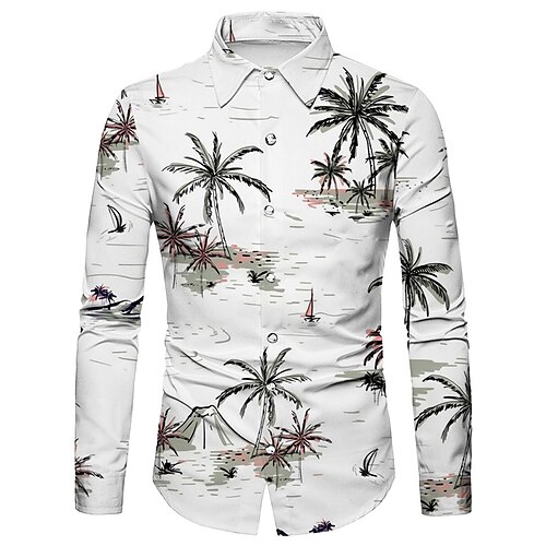 Men's Shirt Coconut Tree Turndown Green White Khaki Long Sleeve 3D Print Outdoor Street Button-Down Print Tops Fashion Designer Casual Breathable
Men's Shirt Coconut Tree Turndown Green White Khaki Long Sleeve 3D Print Outdoor Street Button-Down Print Tops Fashion Designer Casual Breathable