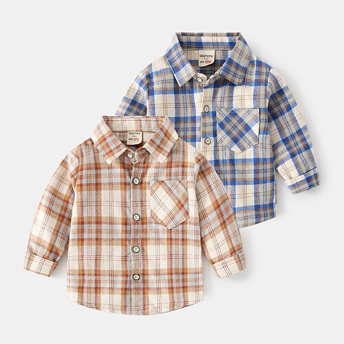 Crianças meninos camisa manga longa xadrez laranja algodão tops para crianças outono inverno moda diária ajuste regular 3-6 anos
Crianças meninos camisa manga longa xadrez laranja algodão tops para crianças outono inverno moda diária ajuste regular 3-6 anos