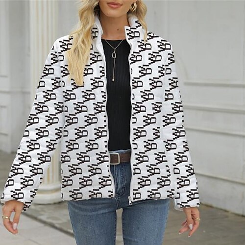 Women's Winter Jacket Winter Coat Parka Windproof Warm Outdoor Street Daily Vacation Zipper Pocket Print Zipper Hoodie Vintage Casual Street Style Letter Regular Fit Outerwear Long Sleeve Winter Fall
Women's Winter Jacket Winter Coat Parka Windproof Warm Outdoor Street Daily Vacation Zipper Pocket Print Zipper Hoodie Vintage Casual Street Style Letter Regular Fit Outerwear Long Sleeve Winter Fall