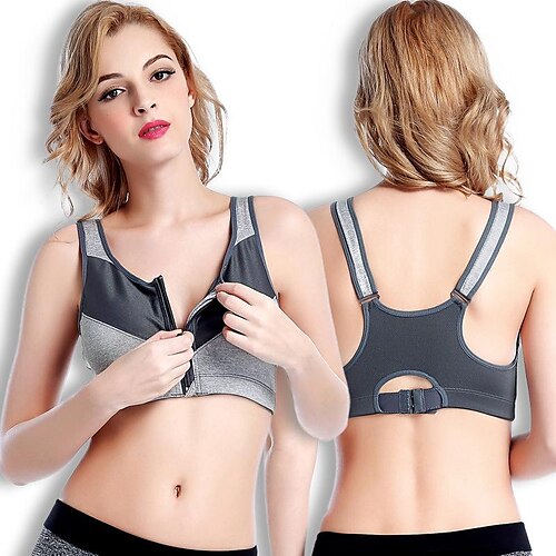 Plus Size Front Zipper without Steel Ring Yoga Running Vest Quick-drying Breathable Shockproof Yoga Sports Bra
Plus Size Front Zipper without Steel Ring Yoga Running Vest Quick-drying Breathable Shockproof Yoga Sports Bra
