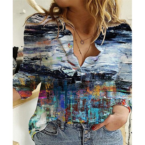 Women's Plus Size Tops Blouse Shirt Graphic Leopard Print Long Sleeve Shirt Collar Casual Daily Going out Polyester Fall Winter Blue Fuchsia
Women's Plus Size Tops Blouse Shirt Graphic Leopard Print Long Sleeve Shirt Collar Casual Daily Going out Polyester Fall Winter Blue Fuchsia
