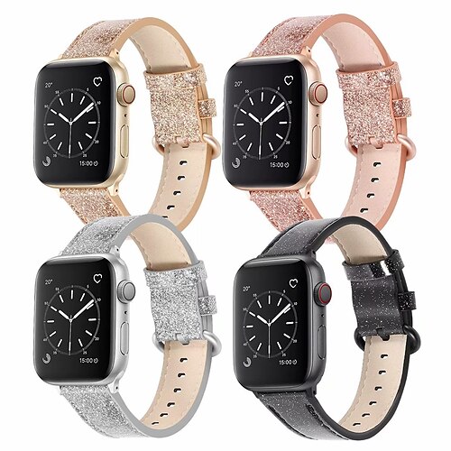 1PC Smart Watch Band Compatible with Apple iWatch Series 8 7 6 5 4 3 2 1 SE Leather Loop for iWatch Smartwatch Strap Wristband Genuine Leather PU Leather Adjustable Shockproof
1PC Smart Watch Band Compatible with Apple iWatch Series 8 7 6 5 4 3 2 1 SE Leather Loop for iWatch Smartwatch Strap Wristband Genuine Leather PU Leather Adjustable Shockproof