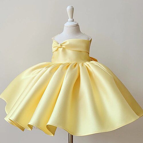 Kids Girls' Dress Solid Colored A Line Dress Midi Dress Performance Bow Sleeveless Cute Dress Spring Green Pink Yellow
Kids Girls' Dress Solid Colored A Line Dress Midi Dress Performance Bow Sleeveless Cute Dress Spring Green Pink Yellow