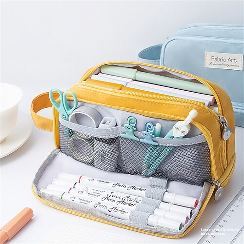 PencilCasePenPouchMarkerBag Waterproof Wear-Resistant Multifunction Canvas for School Office Student
PencilCasePenPouchMarkerBag Waterproof Wear-Resistant Multifunction Canvas for School Office Student