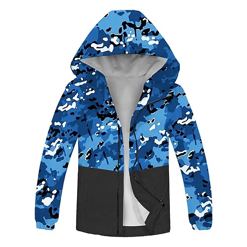 Kids Boys Jacket Outerwear Camo Long Sleeve Zipper Coat Daily Active Streetwear Sport Green Blue Fuchsia Winter Fall 3-12 Years
Kids Boys Jacket Outerwear Camo Long Sleeve Zipper Coat Daily Active Streetwear Sport Green Blue Fuchsia Winter Fall 3-12 Years
