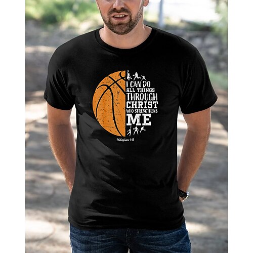 Men's T shirt Tee Hot Stamping Basketball Letter Round Neck Casual Daily Print Short Sleeve Tops Simple Basic Black Blue Gray / Summer
Men's T shirt Tee Hot Stamping Basketball Letter Round Neck Casual Daily Print Short Sleeve Tops Simple Basic Black Blue Gray / Summer