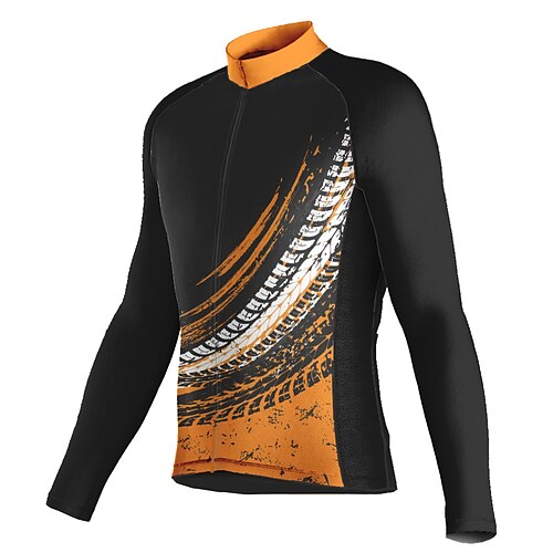 21Grams Men's Cycling Jersey Long Sleeve Bike Top with 3 Rear Pockets Mountain Bike MTB Road Bike Cycling Breathable Quick Dry Moisture Wicking Reflective Strips Black Graphic Polyester Spandex Sports
21Grams Men's Cycling Jersey Long Sleeve Bike Top with 3 Rear Pockets Mountain Bike MTB Road Bike Cycling Breathable Quick Dry Moisture Wicking Reflective Strips Black Graphic Polyester Spandex Sports