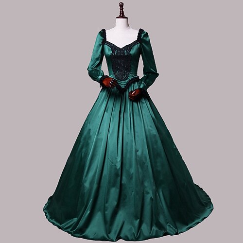 Rococo Victorian Ball Gown Vintage Dress Party Costume Masquerade Prom Dress Women's Costume Vintage Cosplay Party Halloween Carnival Long Sleeve Dress Masquerade
Rococo Victorian Ball Gown Vintage Dress Party Costume Masquerade Prom Dress Women's Costume Vintage Cosplay Party Halloween Carnival Long Sleeve Dress Masquerade