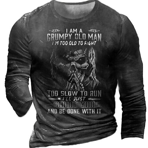 Men's T shirt Tee Tee Graphic Round Neck Black Army Green Khaki Navy Blue Long Sleeve 3D Print Casual Daily Print Tops Fashion Designer Comfortable Big and Tall
Men's T shirt Tee Tee Graphic Round Neck Black Army Green Khaki Navy Blue Long Sleeve 3D Print Casual Daily Print Tops Fashion Designer Comfortable Big and Tall