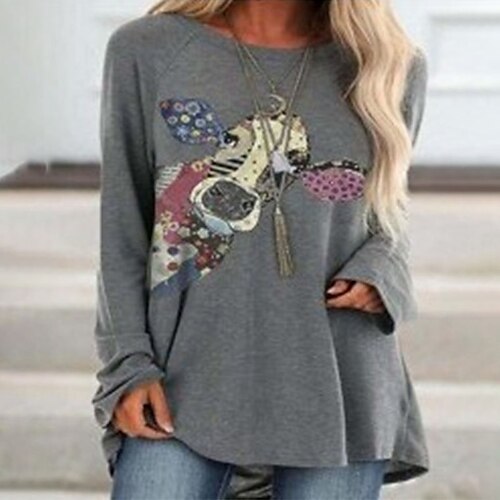 Women's Casual Dress Shift Dress Short Mini Dress White Blue Gray Khaki Long Sleeve Animal Print Fall Winter Crew Neck Stylish Casual Modern Loose 2022 S M L XL XXL 3XL
Women's Casual Dress Shift Dress Short Mini Dress White Blue Gray Khaki Long Sleeve Animal Print Fall Winter Crew Neck Stylish Casual Modern Loose 2022 S M L XL XXL 3XL