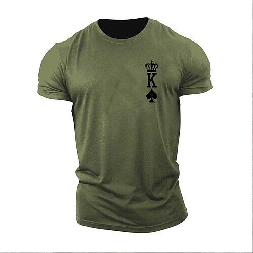 Men's Unisex T shirt Tee Letter Crew Neck Army Green Print Outdoor Street Short Sleeve Print Clothing Apparel Sports Designer Casual Big and Tall / Summer / Summer
Men's Unisex T shirt Tee Letter Crew Neck Army Green Print Outdoor Street Short Sleeve Print Clothing Apparel Sports Designer Casual Big and Tall / Summer / Summer