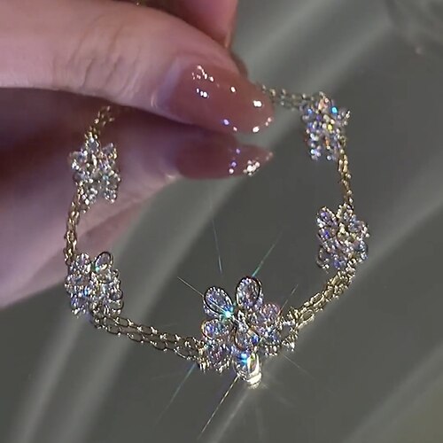 Per donna Chiaro Bracciale Classico Forma di fiore Di tendenza Coreano Lega Gioielli braccialetto Oro chiaro Per Regalo Fidanzamento
Per donna Chiaro Bracciale Classico Forma di fiore Di tendenza Coreano Lega Gioielli braccialetto Oro chiaro Per Regalo Fidanzamento