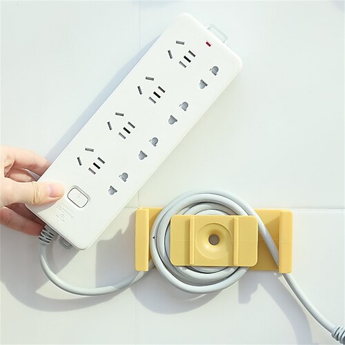 3 Pcs Wall-Mounted Sticker Punch-free Plug Fixer Self-Adhesive Power Strip Holder with Cable Organizer Seamless Home Cable Wire Holder
3 Pcs Wall-Mounted Sticker Punch-free Plug Fixer Self-Adhesive Power Strip Holder with Cable Organizer Seamless Home Cable Wire Holder