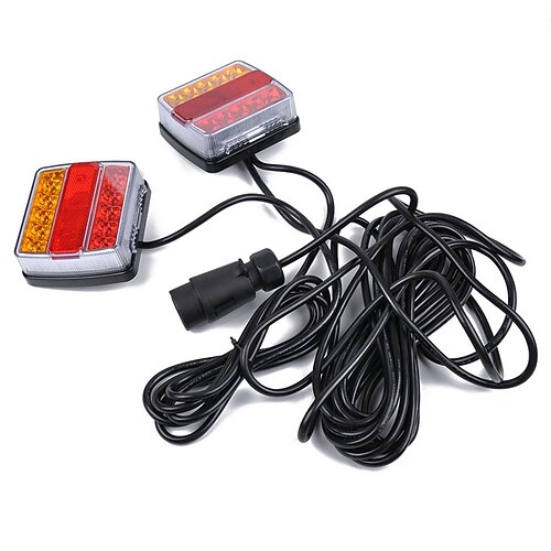 OTOLAMPARA 2in1 High Lightness Multi-functional 8W LED Trailer Lights Kit DC 12V IP67 Waterproof LED Trailer Lights Indicator/Tail Light with 7 Pin Plug
OTOLAMPARA 2in1 High Lightness Multi-functional 8W LED Trailer Lights Kit DC 12V IP67 Waterproof LED Trailer Lights Indicator/Tail Light with 7 Pin Plug