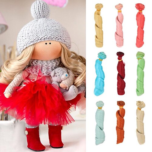 6inch SD BJD Doll Hair Wigs Heat Resistant Fiber Long Curly Natural Color Doll Wig BJD Doll Wig for BJD/SD Doll
6inch SD BJD Doll Hair Wigs Heat Resistant Fiber Long Curly Natural Color Doll Wig BJD Doll Wig for BJD/SD Doll
