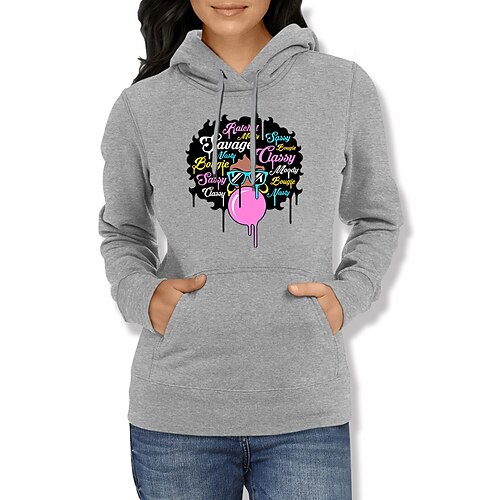 Women's Hoodie Pullover Hoodie Sweatshirt Casual Print White Black Gray Print Human Loose Daily Crew Neck Long Sleeve Cotton M L XL XXL 3XL
Women's Hoodie Pullover Hoodie Sweatshirt Casual Print White Black Gray Print Human Loose Daily Crew Neck Long Sleeve Cotton M L XL XXL 3XL