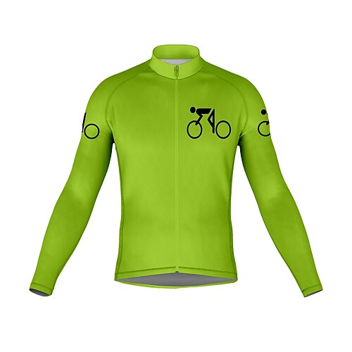 21Grams Men's Cycling Jersey Long Sleeve Bike Top with 3 Rear Pockets Mountain Bike MTB Road Bike Cycling Breathable Quick Dry Moisture Wicking Reflective Strips White Black Green Graphic Polyester
21Grams Men's Cycling Jersey Long Sleeve Bike Top with 3 Rear Pockets Mountain Bike MTB Road Bike Cycling Breathable Quick Dry Moisture Wicking Reflective Strips White Black Green Graphic Polyester