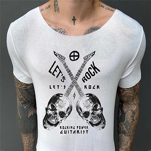 Men's Unisex T shirt Tee Hot Stamping Graphic Prints Skull Crew Neck Street Daily Print Short Sleeve Tops Designer Casual Big and Tall Sports White / Summer / Summer
Men's Unisex T shirt Tee Hot Stamping Graphic Prints Skull Crew Neck Street Daily Print Short Sleeve Tops Designer Casual Big and Tall Sports White / Summer / Summer