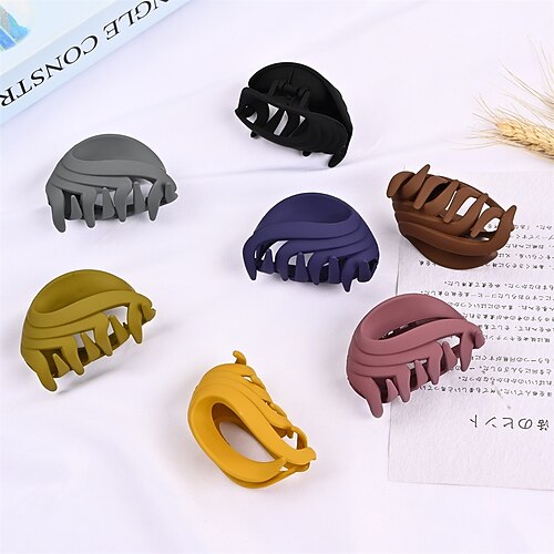 Frosted Plate Korean-style Net Red Hair Clip Retro Morandi Color Back Head Simple Grasp Clip
Frosted Plate Korean-style Net Red Hair Clip Retro Morandi Color Back Head Simple Grasp Clip