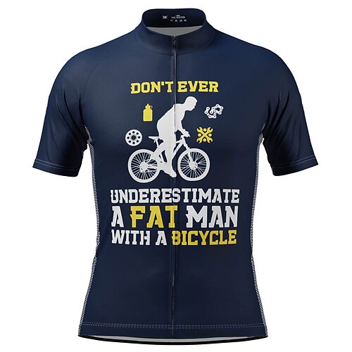 21Grams Men's Cycling Jersey Short Sleeve Bike Top with 3 Rear Pockets Mountain Bike MTB Road Bike Cycling Breathable Quick Dry Moisture Wicking Reflective Strips White Dark Navy Red Graphic
21Grams Men's Cycling Jersey Short Sleeve Bike Top with 3 Rear Pockets Mountain Bike MTB Road Bike Cycling Breathable Quick Dry Moisture Wicking Reflective Strips White Dark Navy Red Graphic