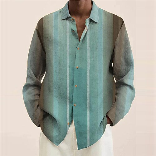 Herren Hemd Farbverlauf Gestreift Umlegekragen Grün Rosa 3D-Druck Outdoor Strasse Langarm Button-Down Bedruckt Bekleidung Modisch Casual Atmungsaktiv
Herren Hemd Farbverlauf Gestreift Umlegekragen Grün Rosa 3D-Druck Outdoor Strasse Langarm Button-Down Bedruckt Bekleidung Modisch Casual Atmungsaktiv