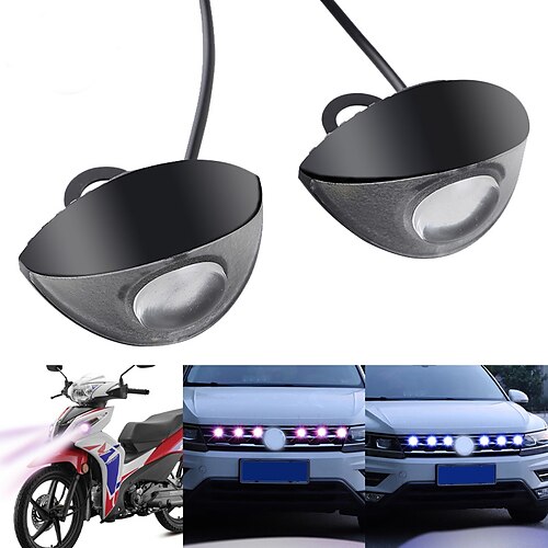1Pair Motorcycle LED Headlight Flashing Strobe Mirror Light Lamp Fog Lights Waterproof 12V For Moto Car Accessories
1Pair Motorcycle LED Headlight Flashing Strobe Mirror Light Lamp Fog Lights Waterproof 12V For Moto Car Accessories