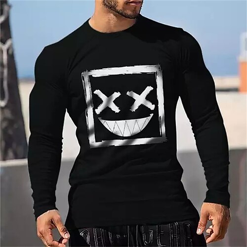 Men's T shirt Tee Graphic Grimace Crew Neck Black Long Sleeve Hot Stamping Street Daily Print Tops Fashion Designer Casual Comfortable / Sports
Men's T shirt Tee Graphic Grimace Crew Neck Black Long Sleeve Hot Stamping Street Daily Print Tops Fashion Designer Casual Comfortable / Sports