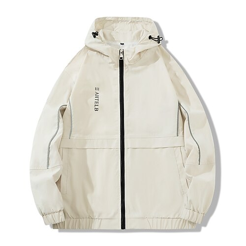 Men's Track Jacket Windbreaker Breathable With Pockets Top Full Zip Hooded Fashion Spring Autumn Tennis Running Training / Athleisure
Men's Track Jacket Windbreaker Breathable With Pockets Top Full Zip Hooded Fashion Spring Autumn Tennis Running Training / Athleisure